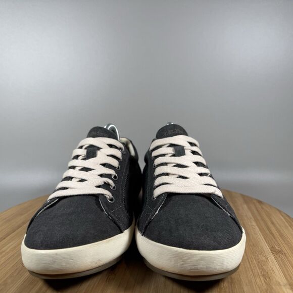 Taos Star Canvas Sneakers Womens 7 Grey Low Top Lace Up Shoes - Picture 2 of 8